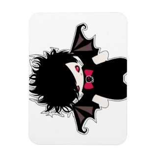 Cute Goth Vampire Rectangle Magnet