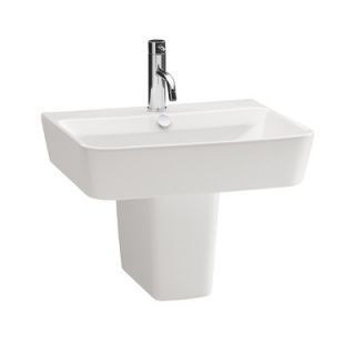 Bissonnet Emma Semi Pedestal Wall Hung Bathroom Sink   27000 27432