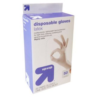 up & up Disposable Latex Gloves 50 ct