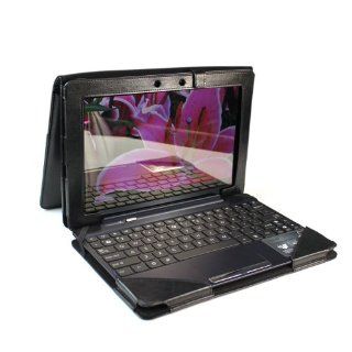 Poetic ASUS Transformer TF300 Leather Keyboard Portfolio Stand Case Cover for TF300 Black Computers & Accessories