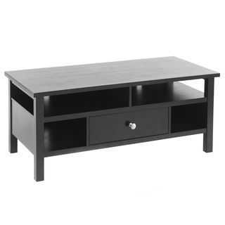 Bianco Collection Black Flat Screen TV Stand Entertainment Centers