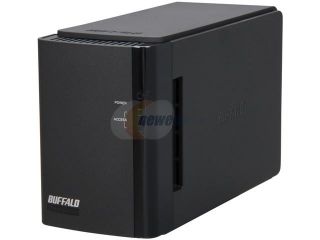 BUFFALO DriveStation Duo 4TB USB 2.0 / eSATA 3.5" External Hard Drive 2 drive RAID Storage HD WL4TSU2R1 Black