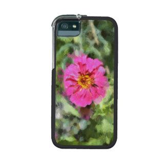 Pink flower painting iPhone 5 case