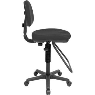 Contoured back and seat help to relieve back strain