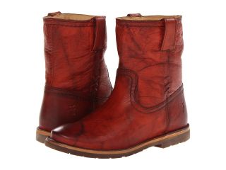 Frye Celia X Stitch Short Cowboy Boots (Red)