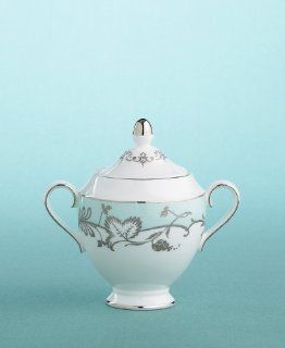 Martha Stewart Collection with Wedgwood "Flourish" Covered Sugar Bowl in Robin's Egg Accent Plates Kitchen & Dining