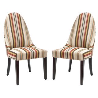Safavieh Regal Striped Side Chairs (set Of 2)