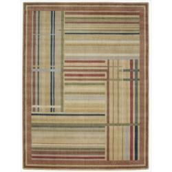 Nourison Summerfield Striped Multicolor Rug (56 X 75)