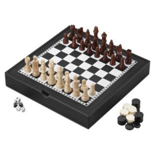 Mainstreet Classics 3 in 1 Chess/ Checkers/ Back