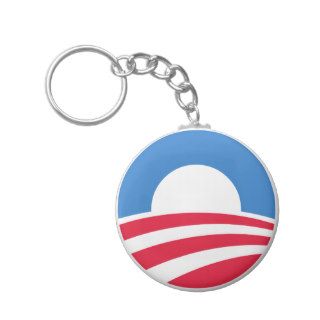 Obama 2012 logo keychain