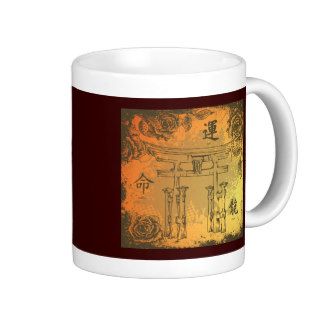 Japanese Torii Gate Shinto Shrine Coffee Mugs
