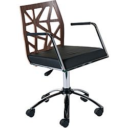 Sophia Walnut/ Black Office Chair
