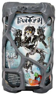 Lego Year 2008 Bionicle Phantoka Series 7 1/2 Inch Tall Figure Set # 8693   CHIROX with Tridax Pod, Blade Hooks, and Mask of Silence (Total Pieces 49) Toys & Games