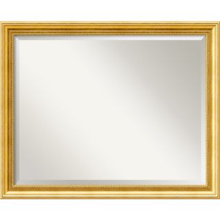 Townhouse Goldtone Wall Mirror   Large