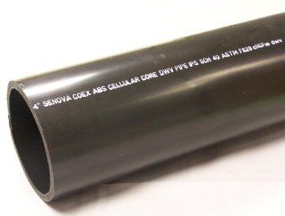 Genova 80041F Pipe 4 Inch by 10 Foot ABS DWV Pipe   Pipe Fittings  