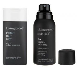 Living Proof Perfect Hair Day Styling Treatment and Flex Hairspray —