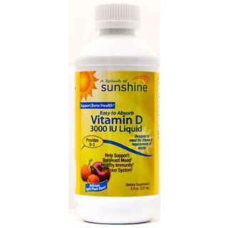 Windmill Health Products Sunshine Vitamin D Apple Peach    3000 IU   8 fl oz Health & Personal Care