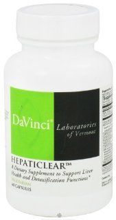 Davinci Labs   Hepaticlear 60 vcaps Health & Personal Care