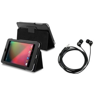 BasAcc Leather Case/ Headset for Google Nexus 7 BasAcc Tablet PC Accessories