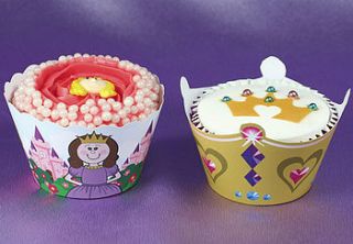 little princess cupcake wrappers by just bake