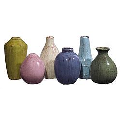 Set Of 6 Argento Magic Potion Vases