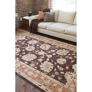 Hand knotted Bokhara Wool Rug (9 X 13)