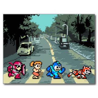 Abbey Road 8 Bit Post Cards