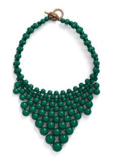 Just Bead Yourself Necklace in Forest  Mod Retro Vintage Necklaces