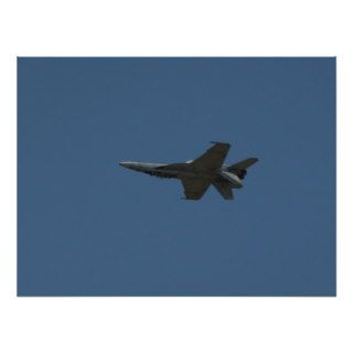 F/A 18F Super Hornet of VFA 106 "Gladiators". Poster