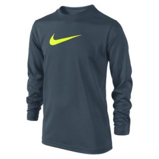 Nike Legend Boys Training Shirt   Dark Magnet Grey