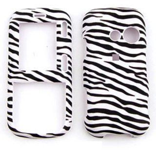 ACCESSORY MATTE COVER HARD CASE FOR LG RUMOR2 / COSMOS LX 265 MATTE ZEBRA PRINT Cell Phones & Accessories