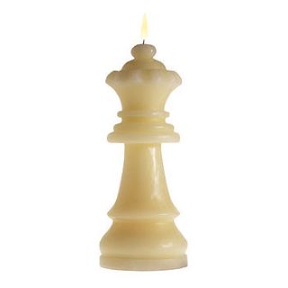 chess queen candle by out there interiors