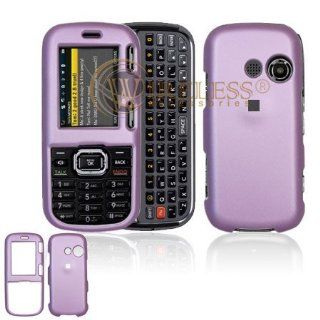 Fits LG LX265 Rumor 2 / Cosmos VN250 Cell Phone Snap on Protector Faceplate Cover Housing Hard Case   Solid Light Purpel Rubber Feel [Beyond Cell Packaging] Cell Phones & Accessories