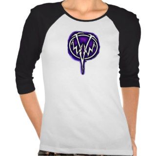 WWV purple logo women's baseball jersey T shirt