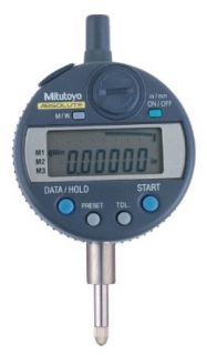 Mitutoyo 543 266B Absolute LCD Digimatic Indicator ID C, for Bore Gage Application, #4 48 UNF Thread, 0.375" Stem Dia., Lug Back, 0 0.5"/0 12.7mm Range, 0.00005"/0.001mm Graduation, +/ 0.00012" Accuracy Electronic Indicators Industria