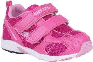 Tsukihoshi Baby Tennis Shoes in Fuschia and Pink (5) First Walkers Shoes Shoes