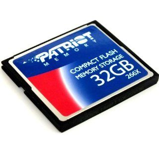 Patriot Signature 32 GB 266x CompactFlash Memory Card PSF32G266CF Electronics
