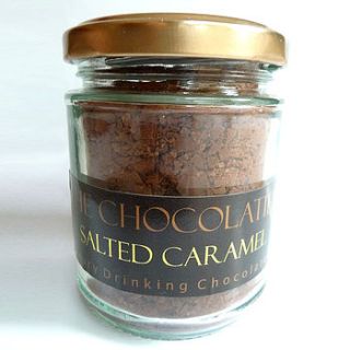 salted caramel luxury drinking chocolate by the chocolatier