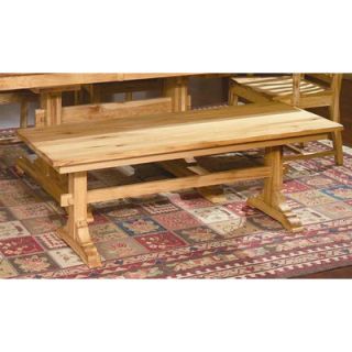 America Country Hickory Kitchen Bench