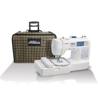 Brother Lb6800prw Project Runway Sewing/embroidery Machine With Bonus Rolling Tote