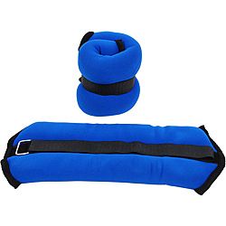 Valor Fitness 2 pound Blue Ankle Weight Pair