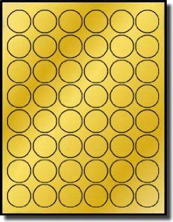 1, 260 Label Outfitters® 1" Gold Metallic Foil Round Blank Printable Laser ONLY Labels (Stickers)  Printer Labels 