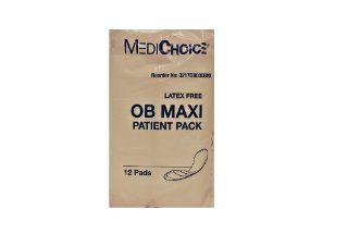 OB Maxi Patient Pack Pads (12 per pack) (24 packs per case) Health & Personal Care