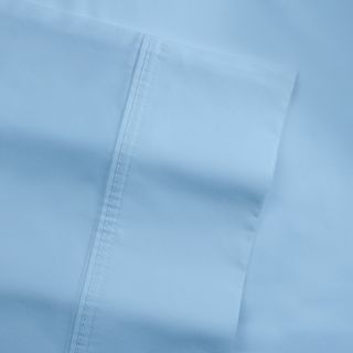 Pointehaven 500 Thread Count Egyptian Cotton Extra Deep Pocket Sheet Set With Optional Pillowcase Separates Blue Size Standard