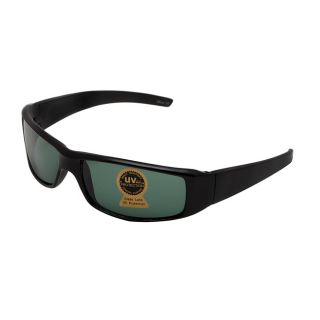 Unisex Onyx Black Fashion Sunglasses With Glass Lenses