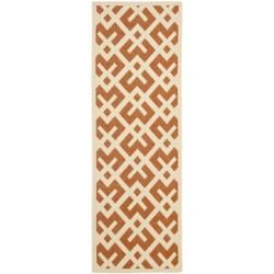 Poolside Terracotta/bone Indoor/outdoor Polypropylene Rug (24 X 67)