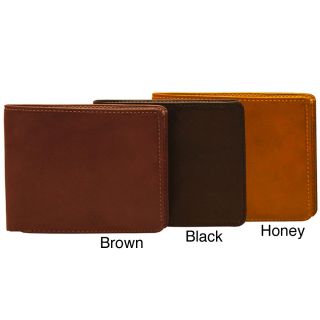 Tony Perotti Prima Multi credit Card Leather Tri fold Wallet