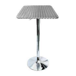Stainless Steel Adjustable Bistro Bar Table