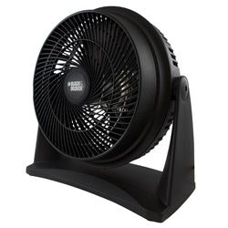 Black   Decker 10 inch Floor Fan