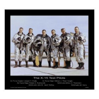 The X 15 Test Pilots – NASA Print